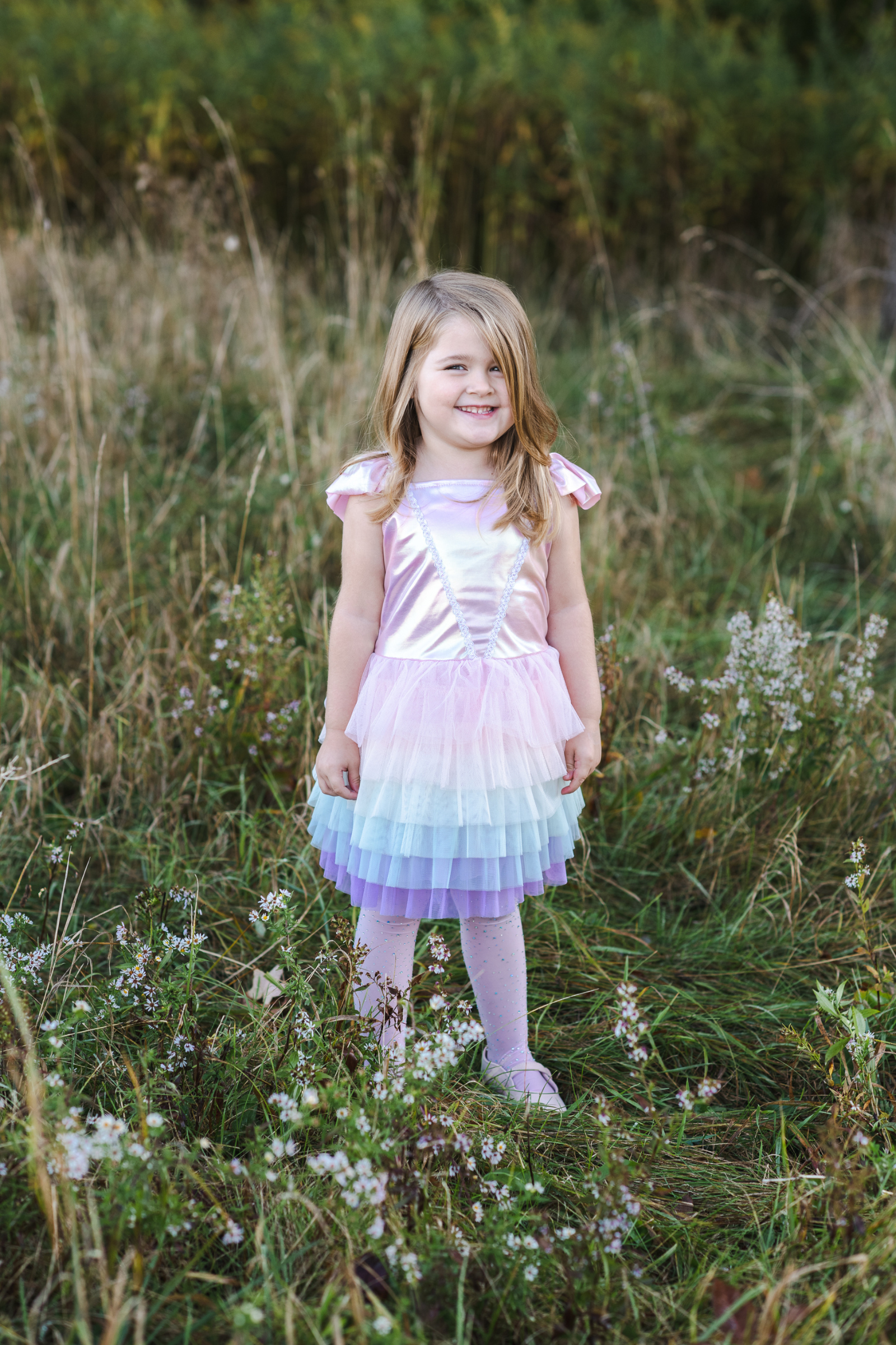 Rainbow Ruffle Tutu Dress