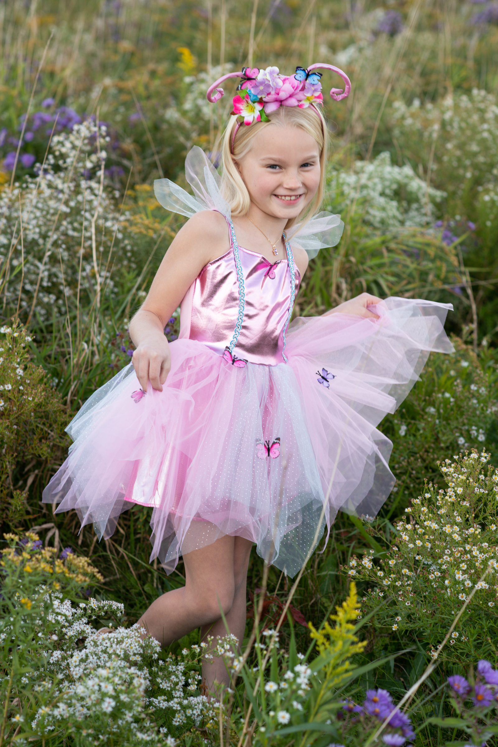 Woodland Butterfly Dress & Headpiece