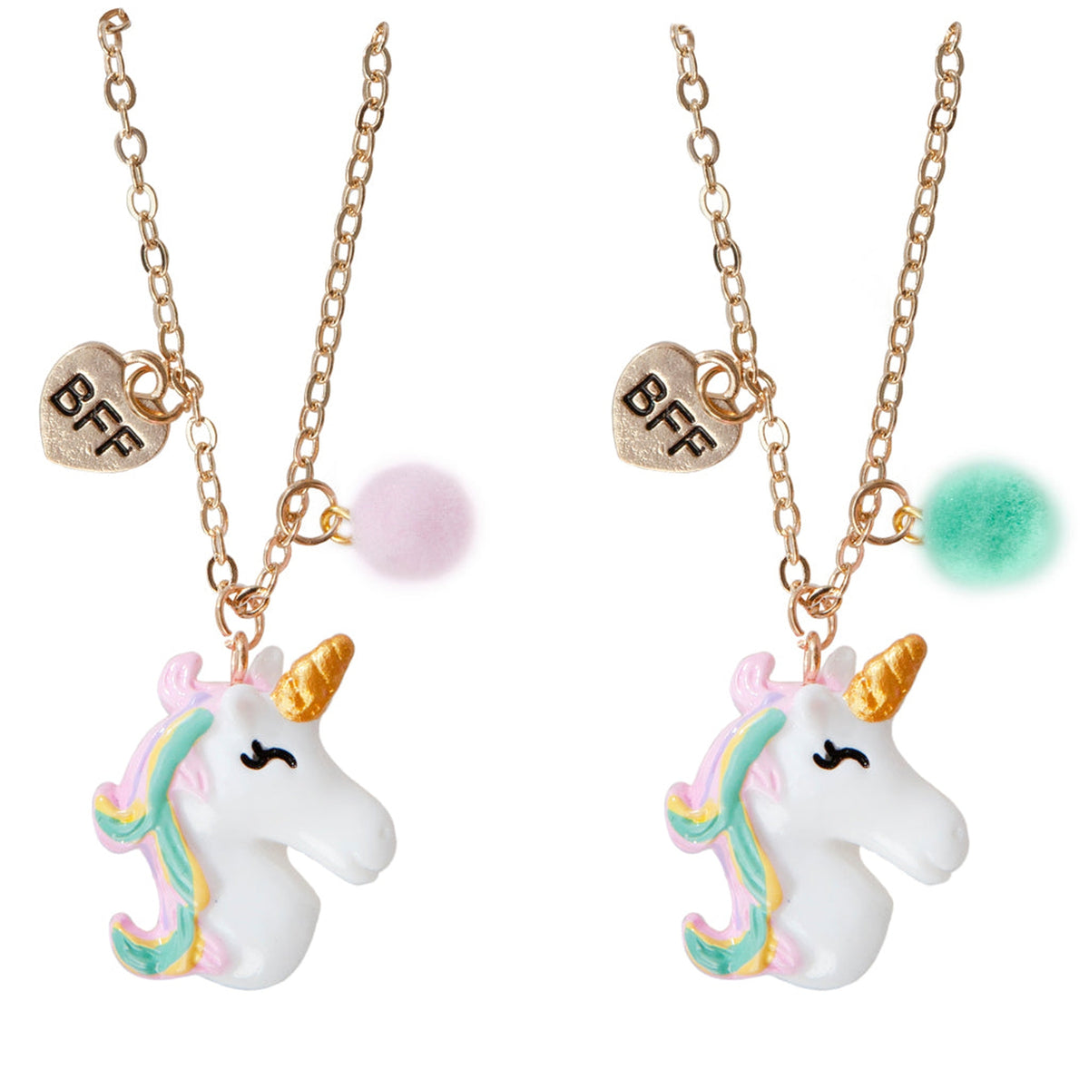Cute and Exquisite Unicorn Good Friend Magnet Magnet necklace(2Pcs)