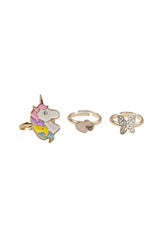 Boutique Butterfly & Unicorn Rings