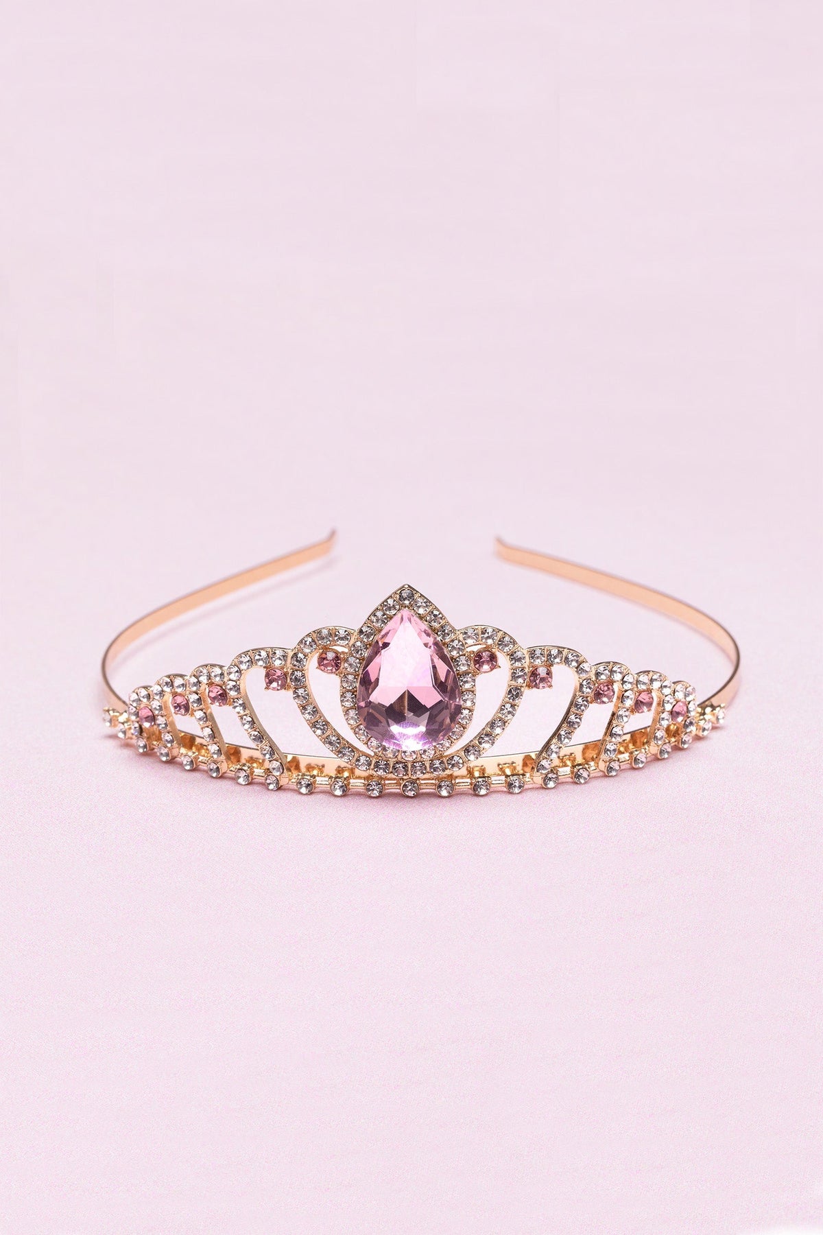 Moda Crowns Regal Tiara Celia Tiara and Blue Velvet Crown Coronation Set | Anderson main image 2