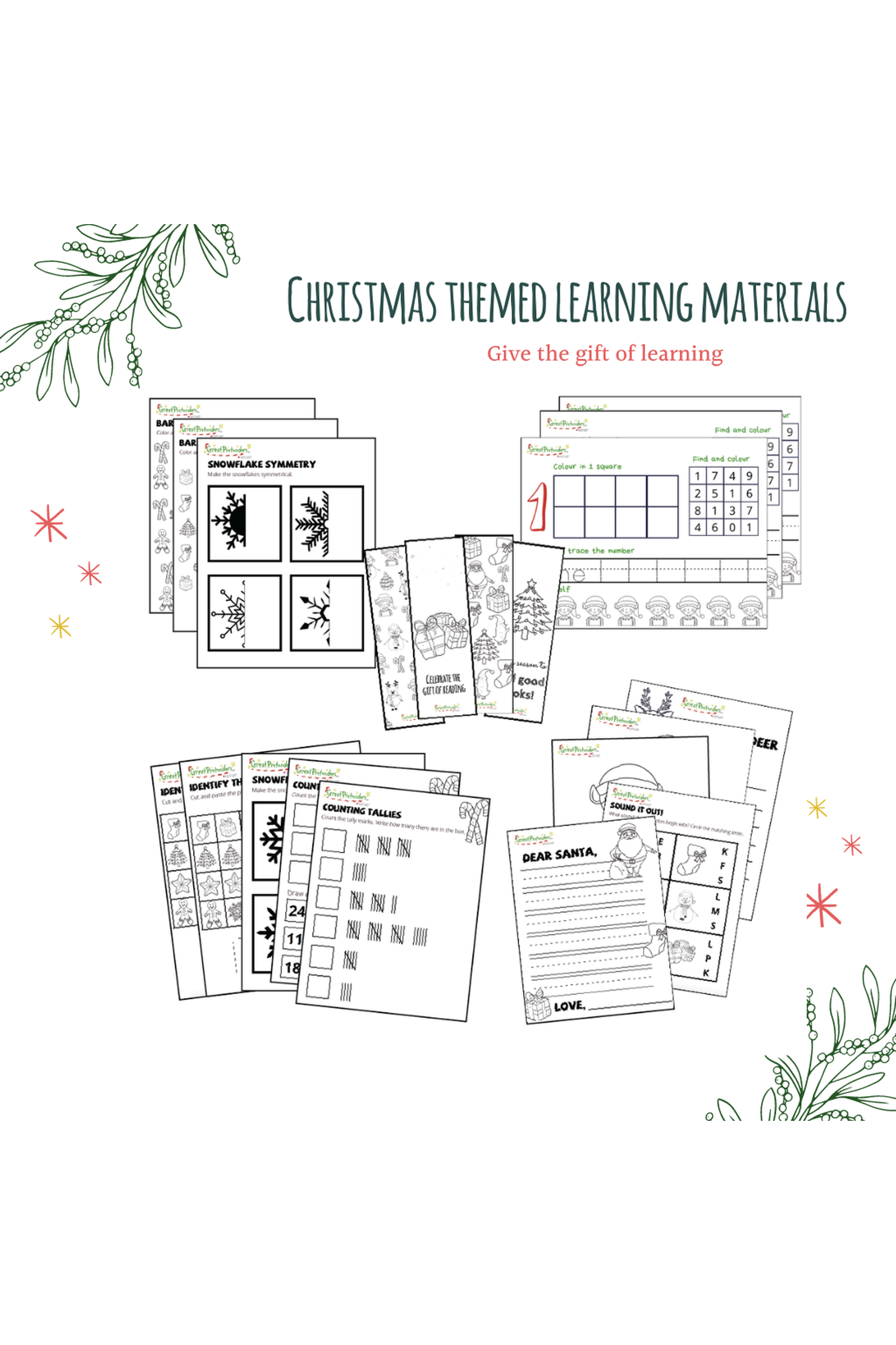 Christmas Themed Learning Materials