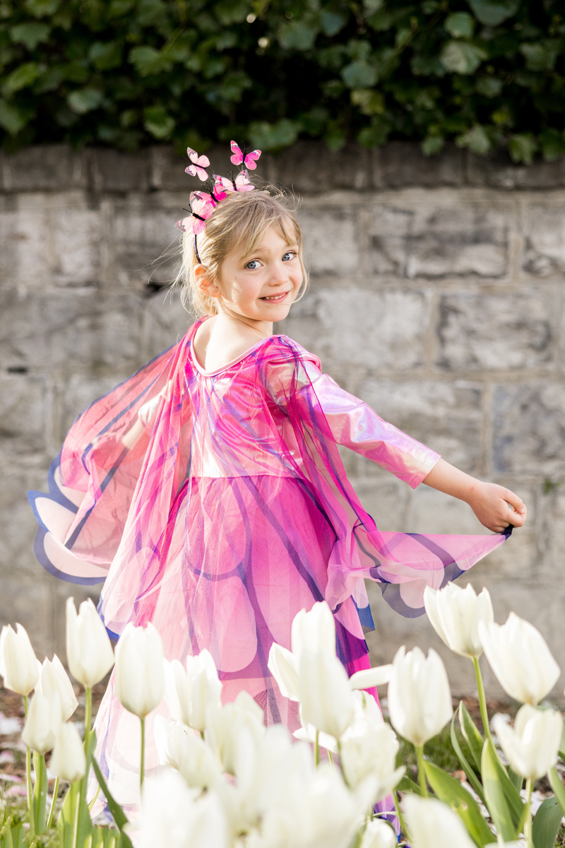 Butterfly Floral Twirl Dress main image 0
