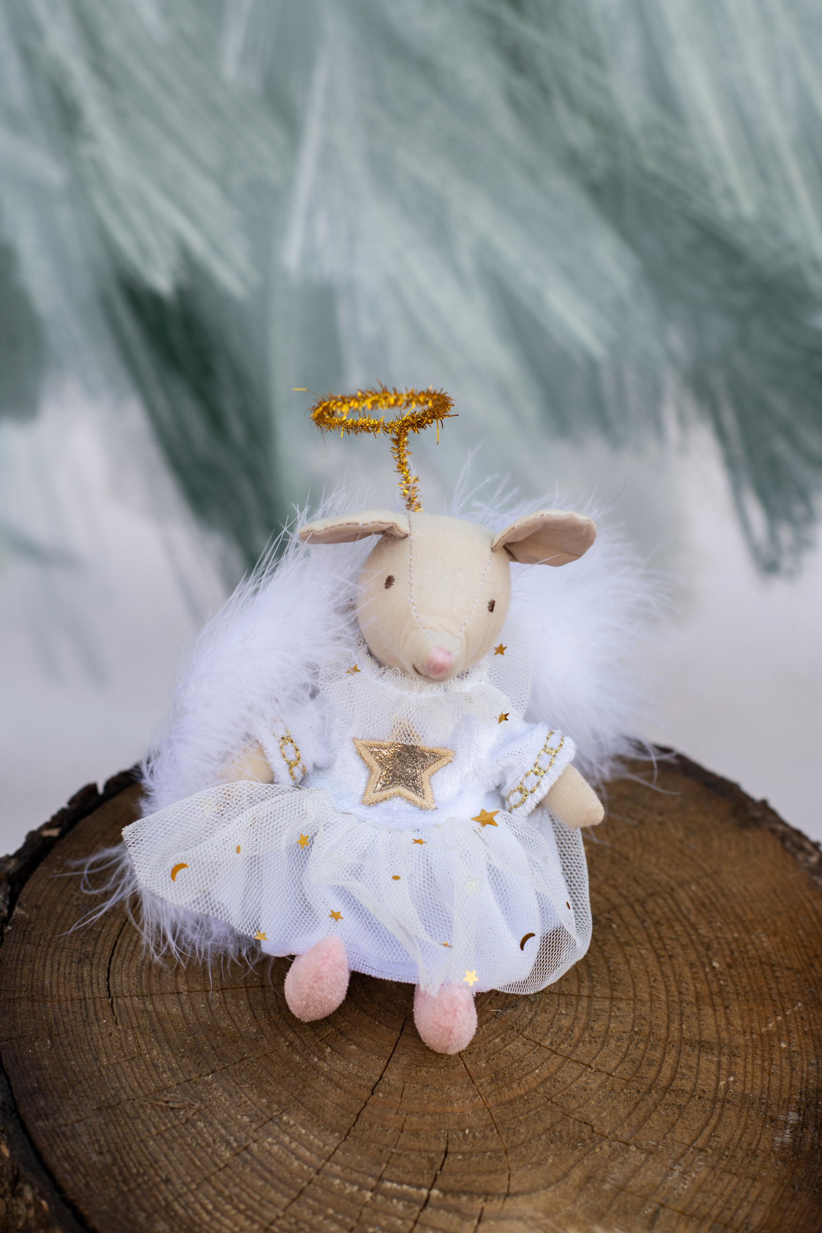 Evangeline The Angel Mouse, 7"