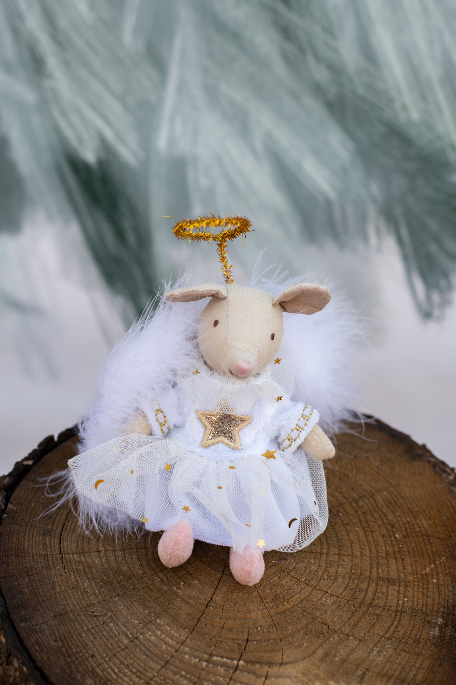 Evangeline The Angel Mouse Mini Doll