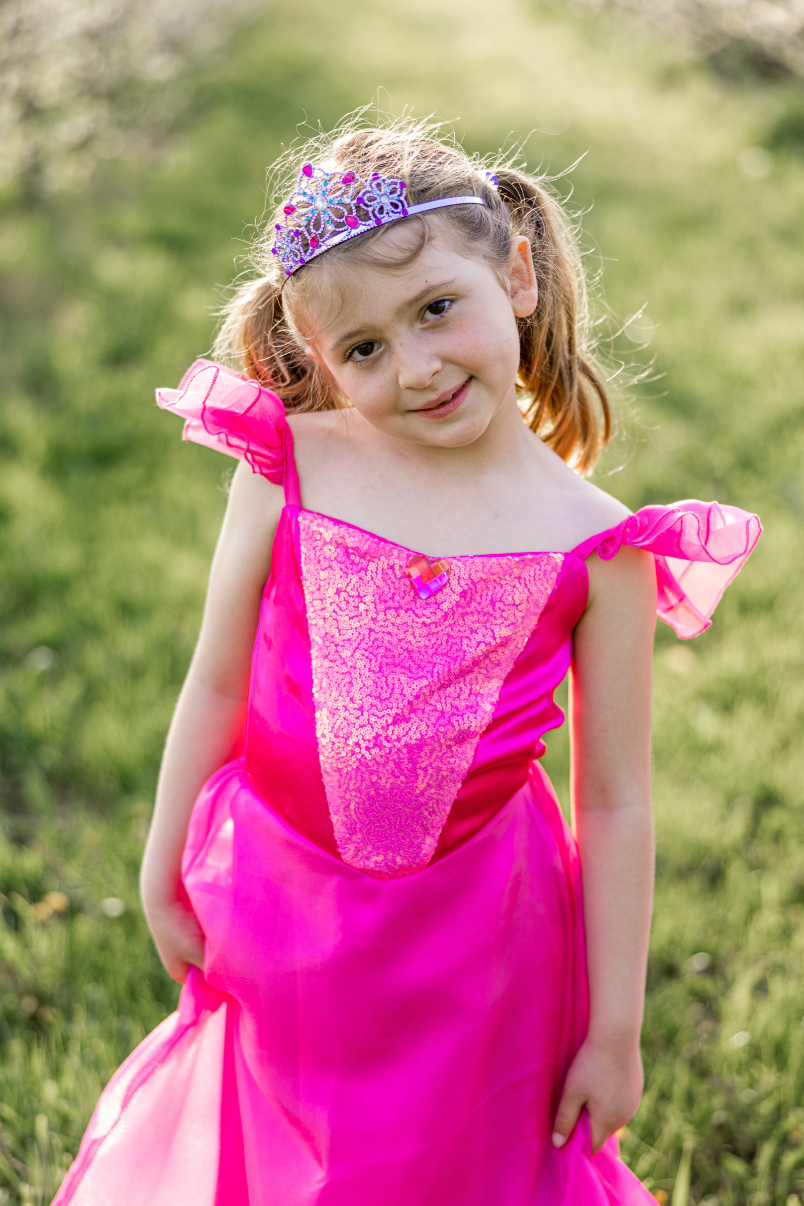 Hot Pink Party Princess Dress