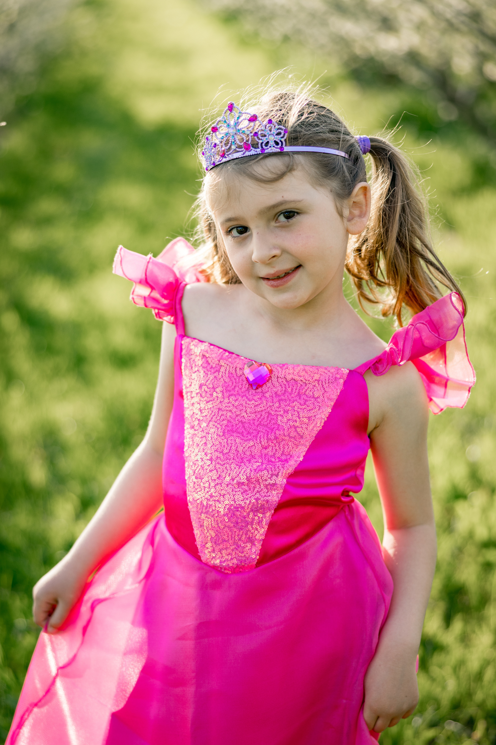 Hot Pink Party Princess Dress