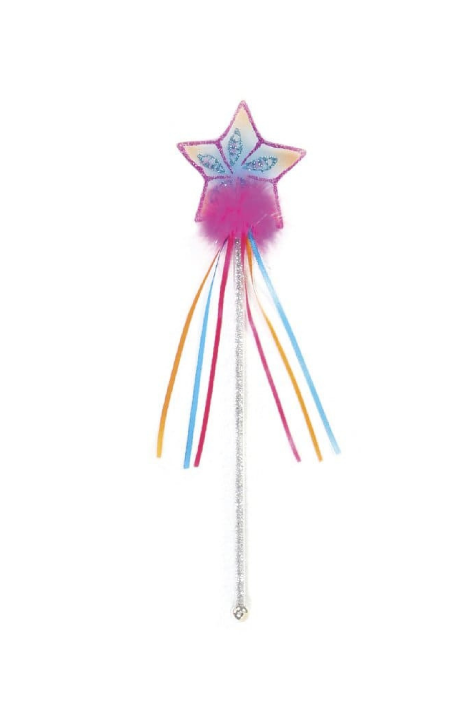 Glitter Rainbow Wand Hot Pink