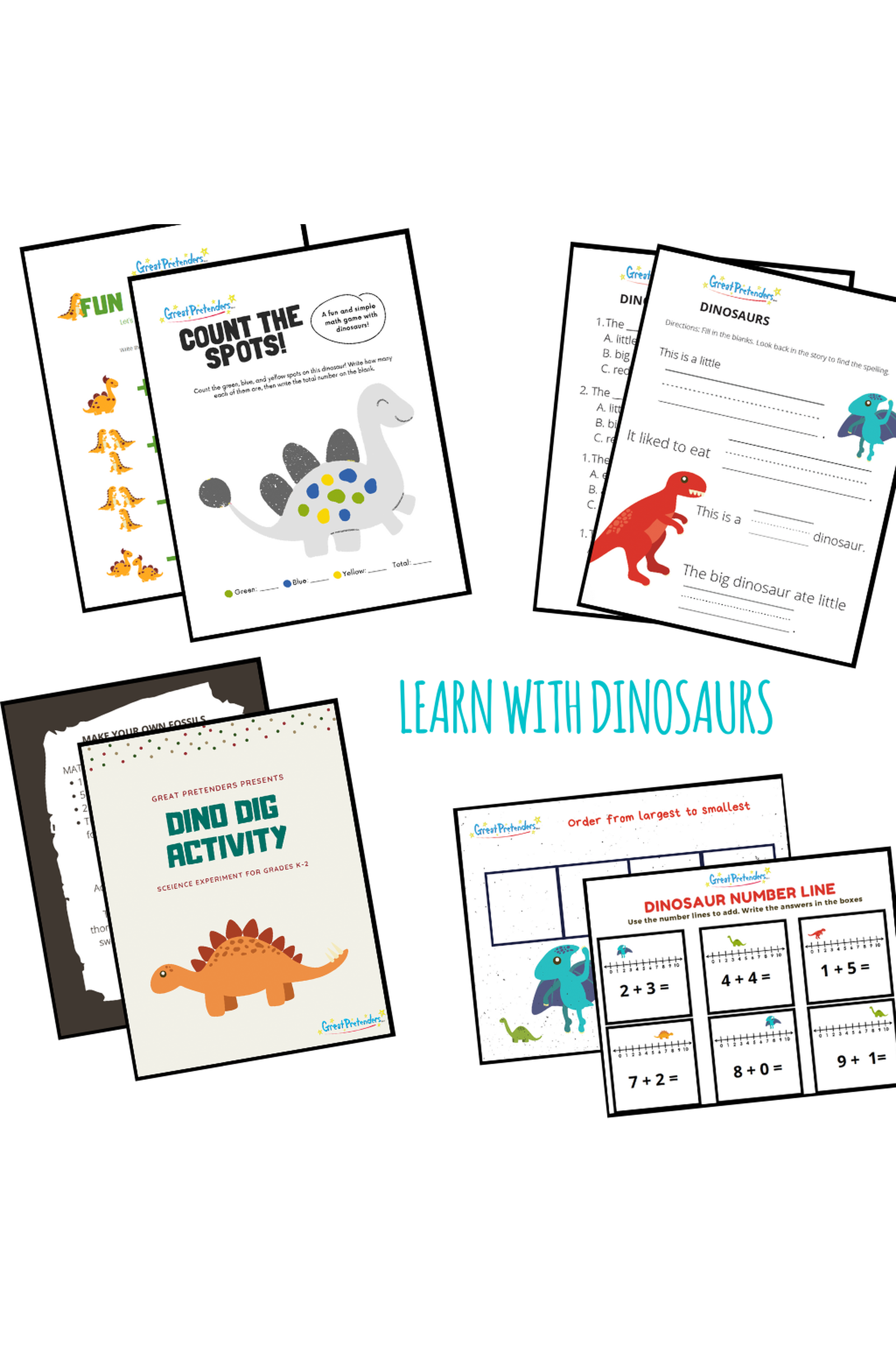 Dinosaur Themed Learning Materials