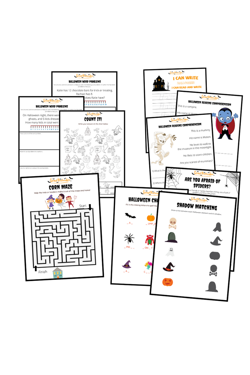 Halloween Themed Learning Materials